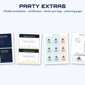 Moon Base Escape Room, Printable Space Party Game for Kids 8-12 (Instant Download) image 9