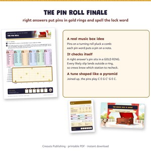 Escape Room Game for Grades 3-5, The Mixed-Up Music Box, Printable Note Reading Activity image 7