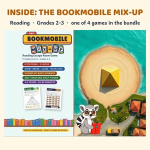 Printable Escape Room Bundle Grades 2-6, Reading, Music, Coding, Science Classroom Games image 3