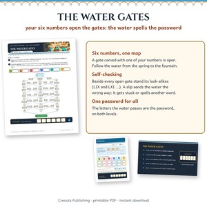 Roman Numerals Escape Room Grades 3-5, The Aqueduct Leak, Printable Math Game image 7