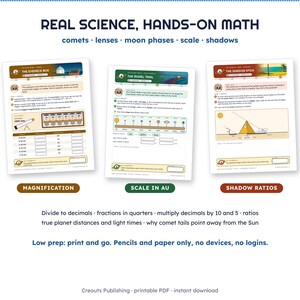 Solar System Escape Room for Grades 4-6, Comet Watch Countdown, Printable Science Game image 6