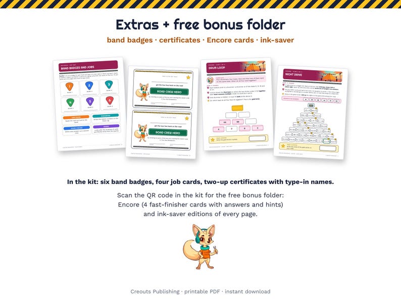 Math Escape Room for Grades 6-7, Tour Bus Breakdown, Printable Classroom Game image 9