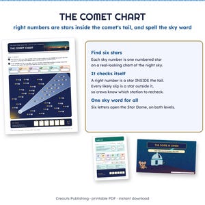 Solar System Escape Room for Grades 4-6, Comet Watch Countdown, Printable Science Game image 7