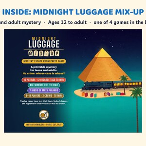 Printable Detective Escape Room Bundle, Family Mystery Games, Ages 8 to Adult, No Crime image 5