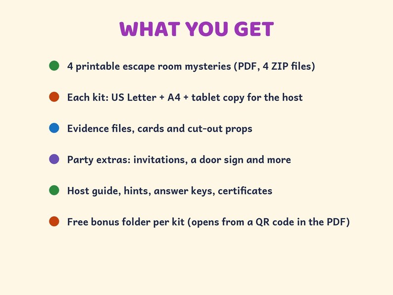 Printable Detective Escape Room Bundle, Family Mystery Games, Ages 8 to Adult, No Crime image 8