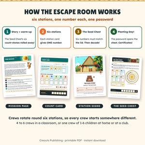 Maya Numbers Escape Room Grades 4-6, The Step Pyramid Count, Printable Math Game image 2