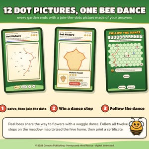Math Escape Room Game for Kids 7-10, Honeycomb Hive Rescue, Browser + Printable PDF image 7