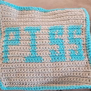 Dirty Dishcloth - Piss Crochet Pattern