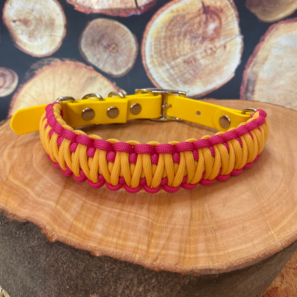 1417 Ready to ship biothane paracord hybrid dog collars Etsy