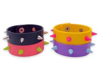 Spike BioThane® bracelet 40+ colours