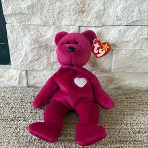 Extremely Rare Valentina 1998 Beanie Baby with tag errors
