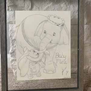Baby Mine Dumbo Drawing
