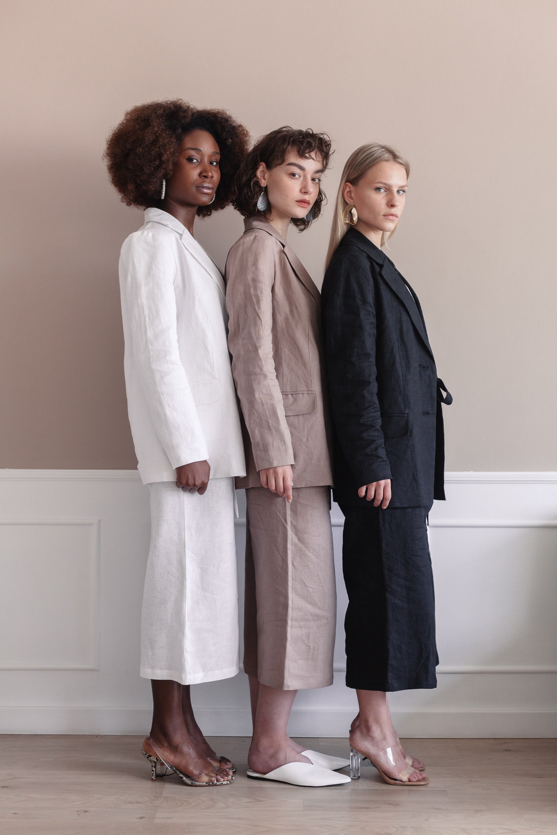 Cocoa Linen Pant Suit Linen Clothes for Women by Citydzen Etsy