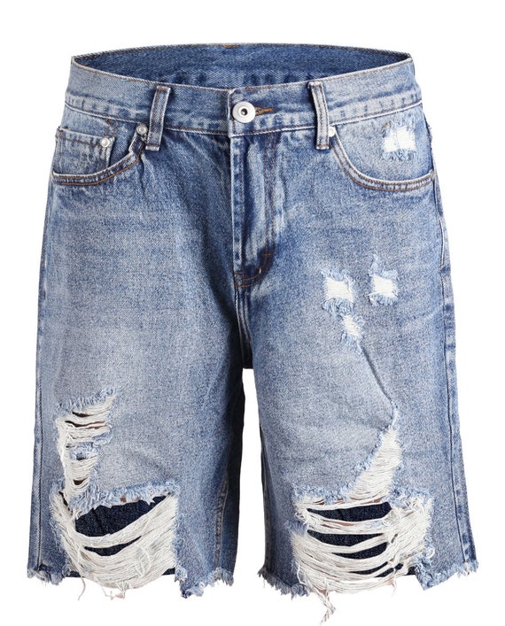 How To Distress Jean Shorts Mens