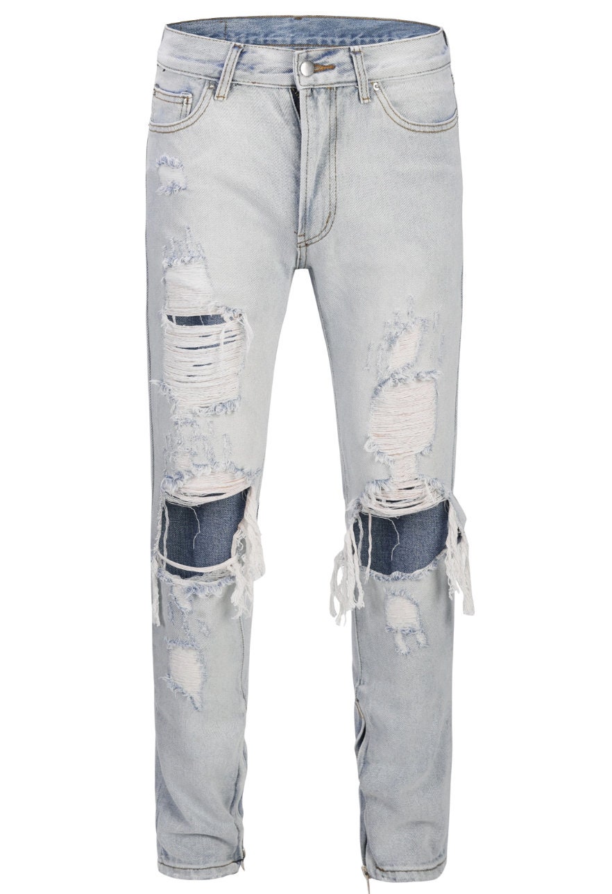 damage jeans for men