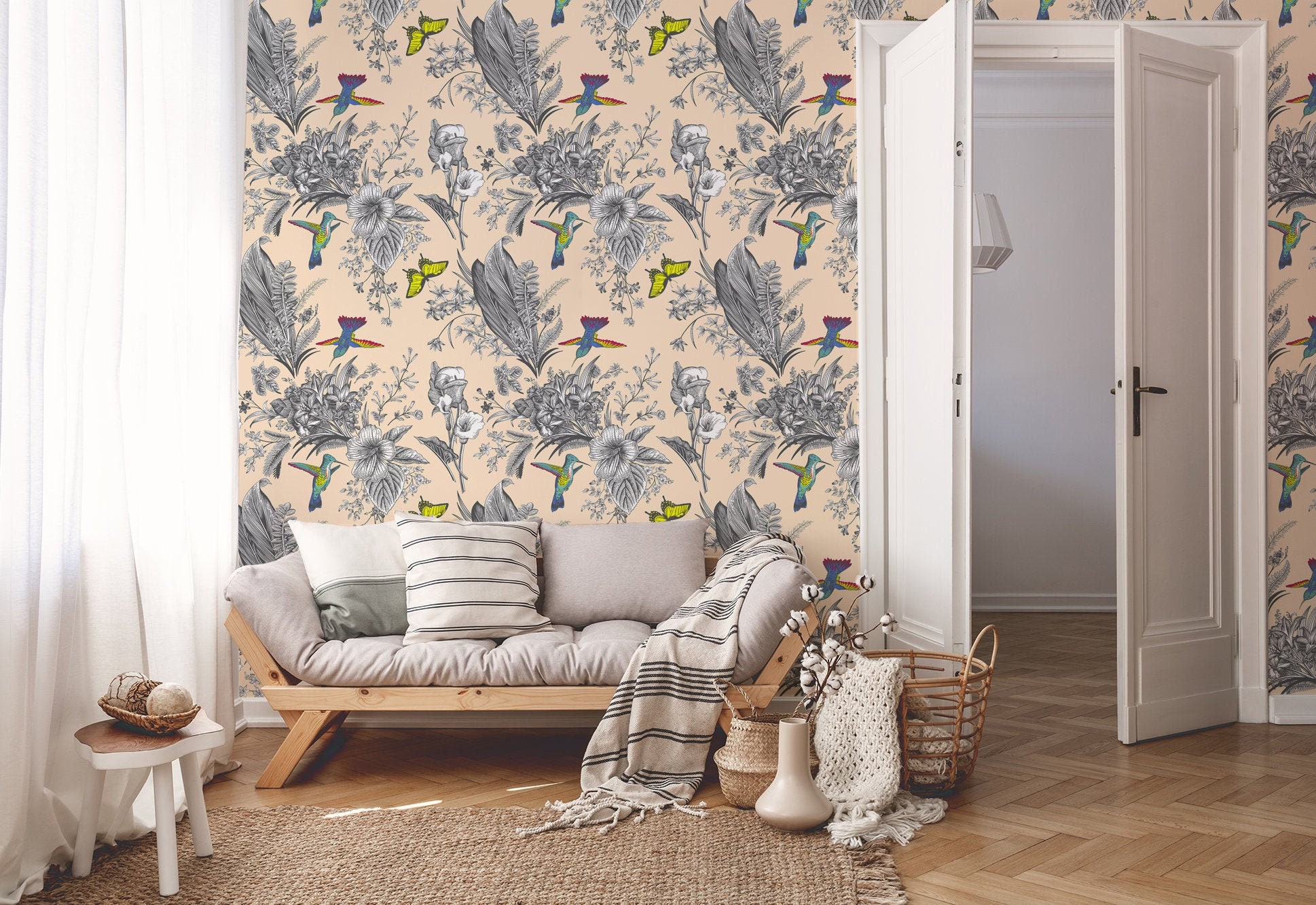 Menhera Fabric, Wallpaper and Home Decor