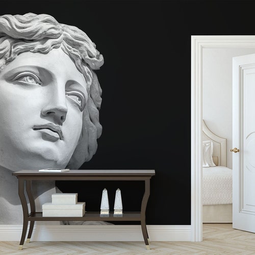 Renaissance Sculpture Wallpaper Peel and Stick Wallpaper Etsy