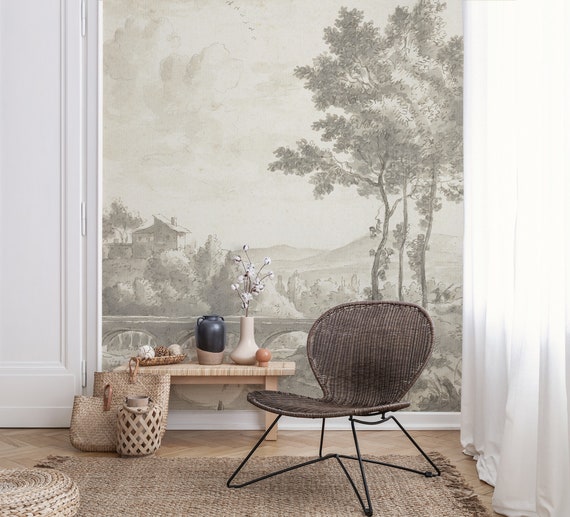 Little Greene Belton Scenic Wallpaper - The Home of Interiors