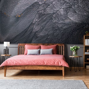 Dark abstract painting wallpaper, self adhesive, peel and stick wallpaper, wall decor, removable peel and stick wallpaper #455