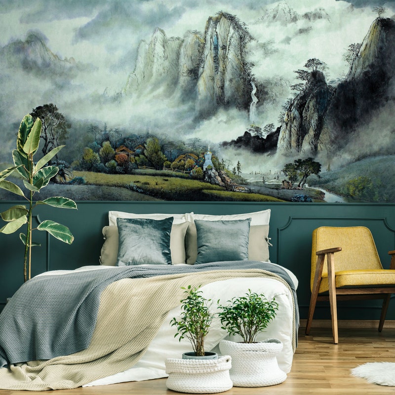 Oriental Wall Mural - Etsy