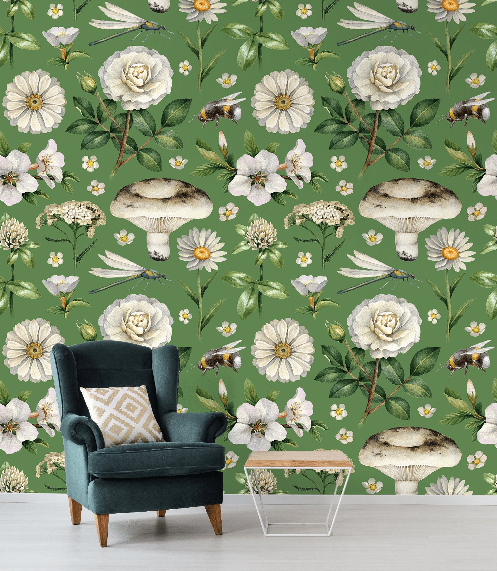Grey Leaf Wallpaper Peel and Stick Wallpaper Vintage Floral Wall Paper  Removable Self Adhesive Wallpaper Botanical Contact Paper for Cabinets  Shelf Bedroom Bathroom Waterproof 15.7x78.7 Vinyl Roll 