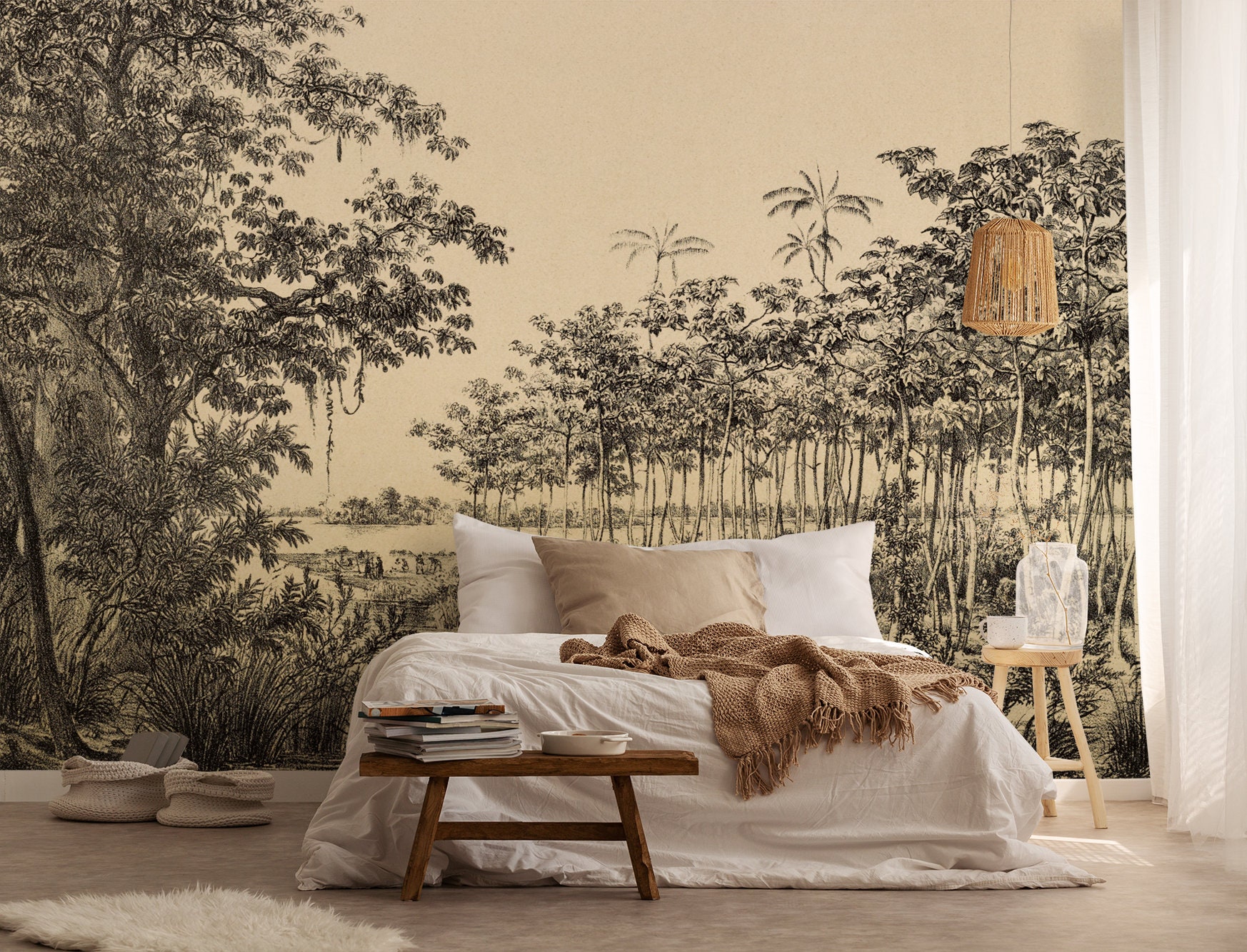 Removable wallpaper  Etsy  Removable wallpaper Wall wallpaper Peel and stick  wallpaper