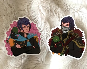 Kurasame 3" Hanakotoba-stickers