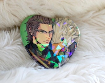 Holografische hartknopen van 53 x 57 mm - Ignis Scientia