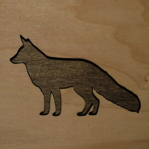 Fox Wooden Box, Spirit Animal, Totem Animal, Power Animal, Fox Spirit Animal, Jewelry Box, Keepsakes, Gift Box, Decor, Desk Accessory image 5