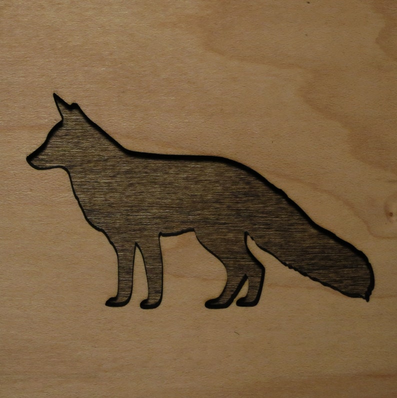 Fox Wooden Box, Spirit Animal, Totem Animal, Power Animal, Fox Spirit Animal, Jewelry Box, Keepsakes, Gift Box, Decor, Desk Accessory image 5