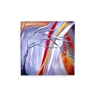 Winter Solstice Art Tile Ceramic, Canvas Wall Tile