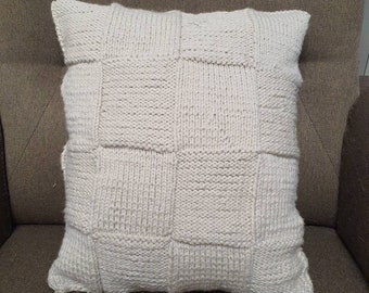 Pillow cover * Chunky Knit Pillow * Cover cushion * Wool cushion