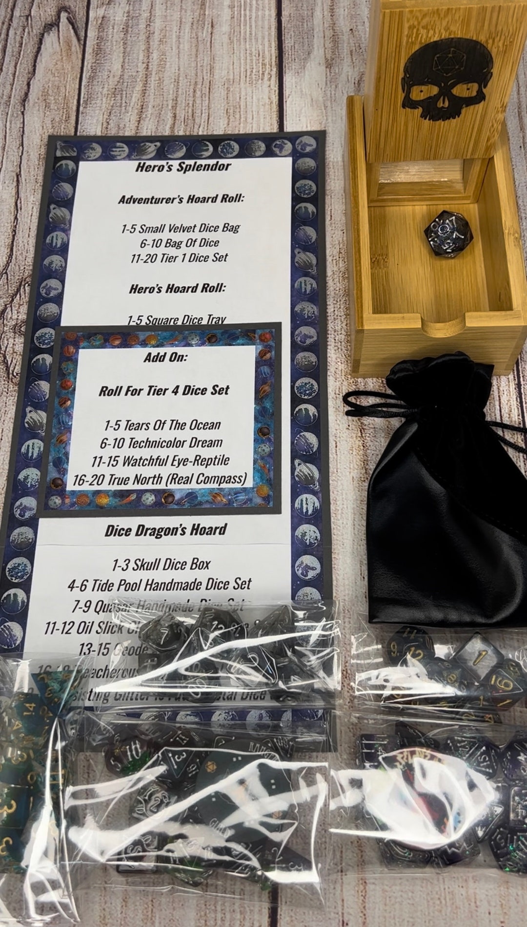 Roll for Dice Hoard/dungeons and Dragons/ttrpg/role Playing Games