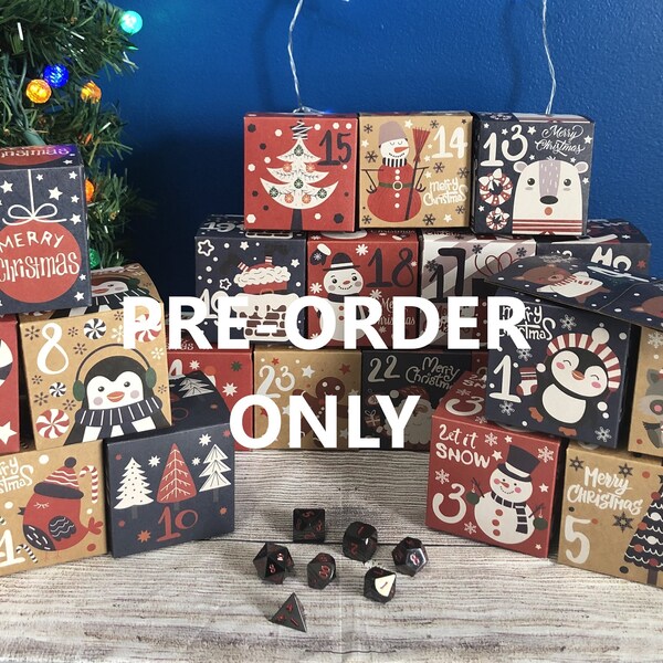 Dungeons and Dragons Advent Calendar Etsy