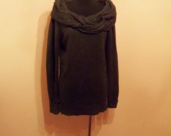 A vintage , All Saints grey sweater / size S /M, 38 ( EU) / 10, 12 (UK)