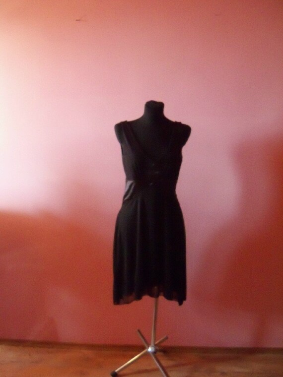 Een vintage zwart als nieuw Zalando jurk / maat S / M 38 - Etsy België