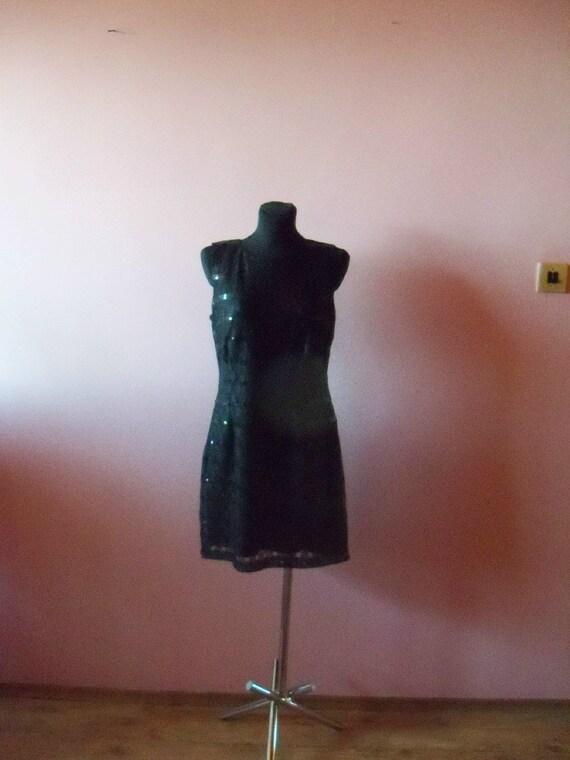 A Vintage Black Jones New York Dress Size S M 38 EU 8 10