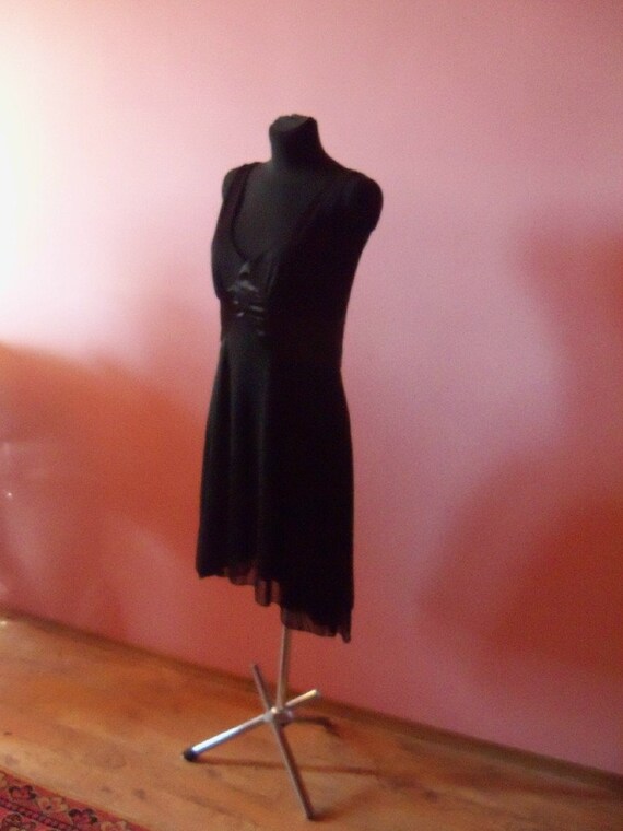 Een vintage zwart als nieuw Zalando jurk / maat S / M 38 - Etsy België