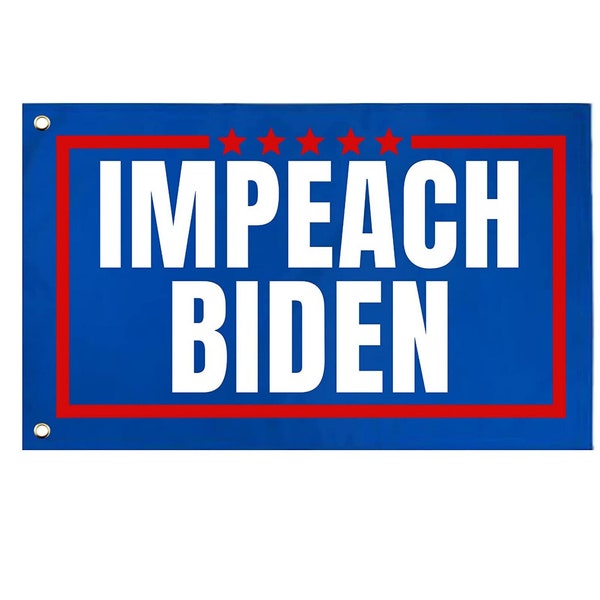 Impeach Biden 3'X5' Ft Flag for Anti Biden Supporters | Biden Sucks Flag with Grommets for House, Truck or Boat, Anti Joe Biden Flag