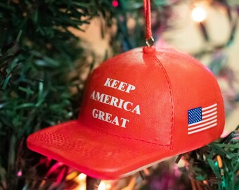 Jesus is My Savior Trump is My President Trump 2020 Donald Trump Christmas Ornament Funny Pro Trump Supporter Gift Trump Christmas Ornament