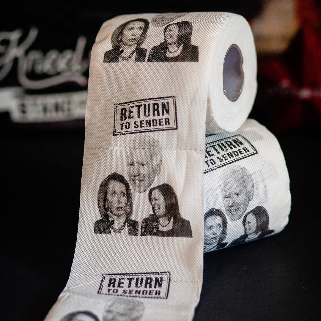 Antidemocrat Return to Sender Toilet Paper Roll Gag Gift 1 Roll of