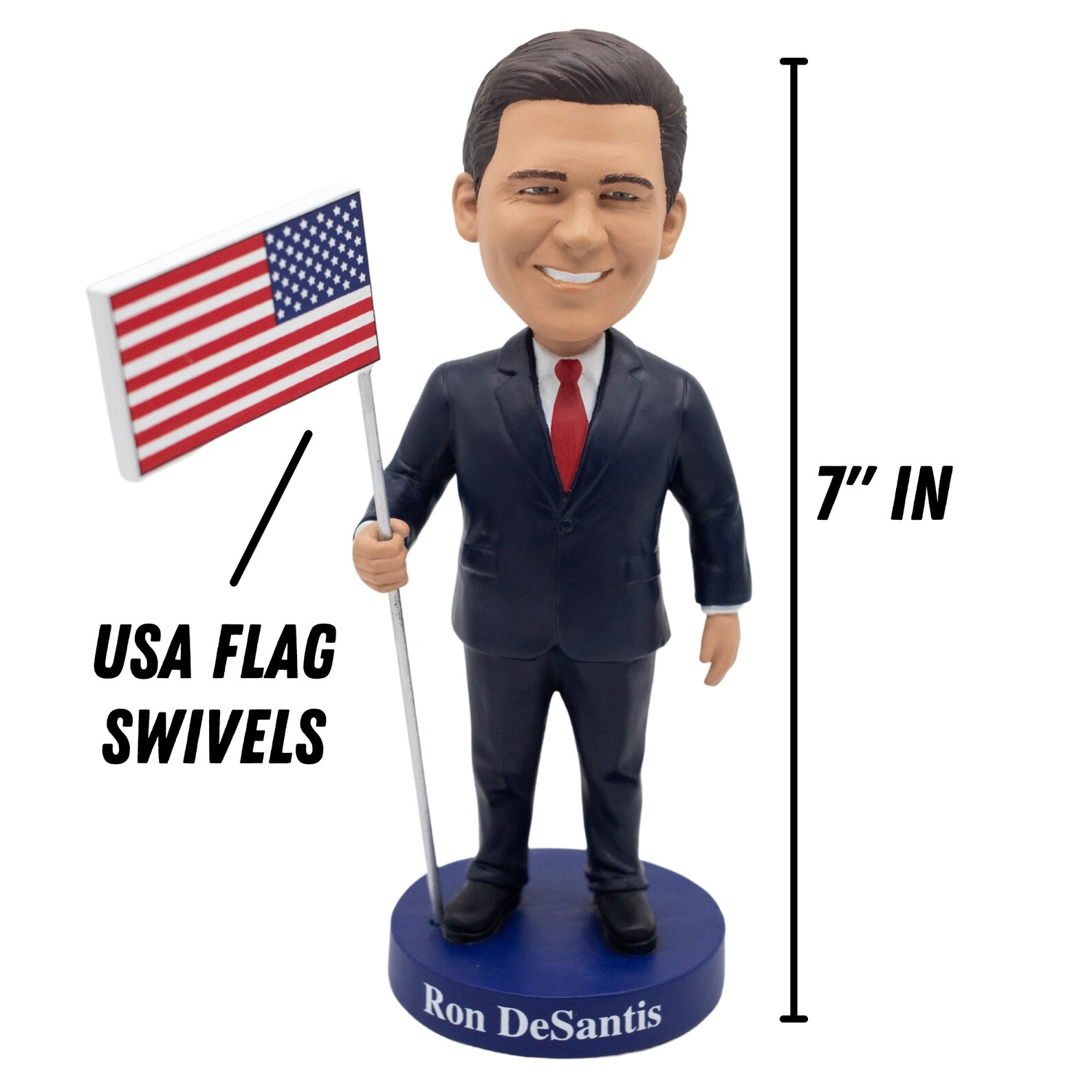 Ron Desantis Bobblehead Doll Governor Desantis With American Etsy