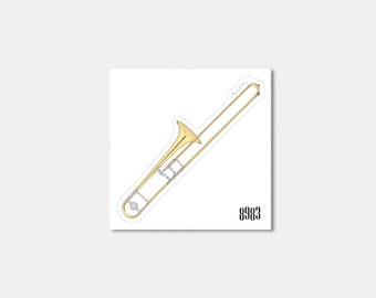 Trombone Instrumente Sticker