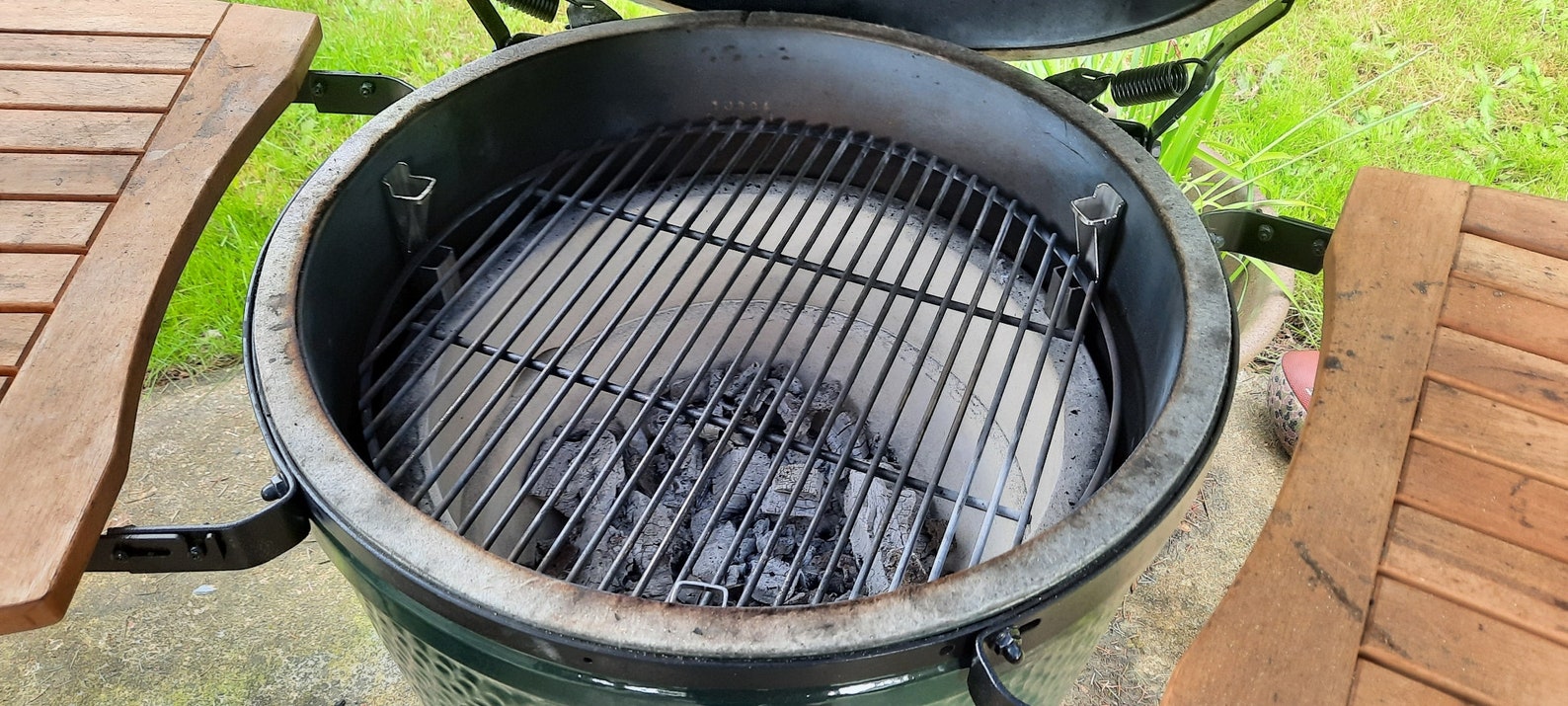 Small Grated Riser Stainless Steel Grate Risers for the Mini Max Big Green Egg Set of 3 ...