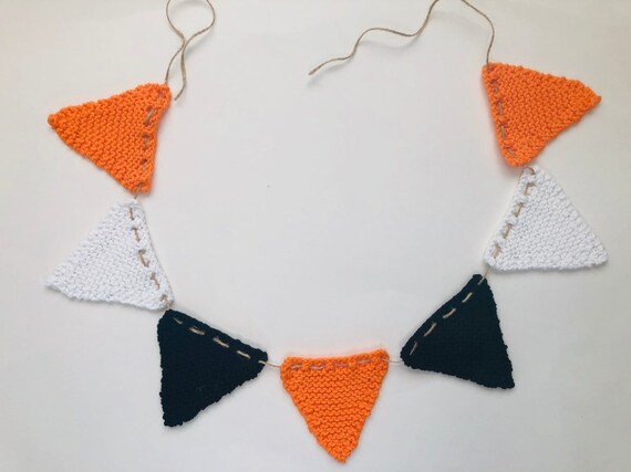 Knit FallThanksgiving Bunting-Mini Flags HomePartyPhotography Decor