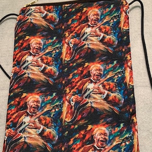 BB King Cross-body bag with a jean pocket - Free Shipping