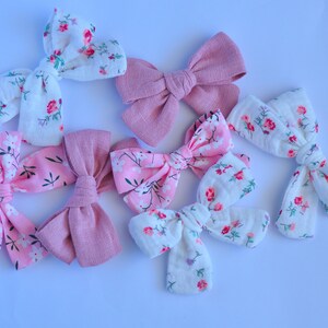 Set of 3 bows hair,baby bows, baby girl bow, little girl bow, bow set, toddler hair bow, baby clips, hair clip, bow variety pack, bows hair