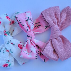 Set of 3 bows hair,baby bows, baby girl bow, little girl bow, bow set, toddler hair bow, baby clips, hair clip, bow variety pack, bows hair