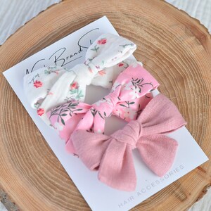 Set of 3 bows hair,baby bows, baby girl bow, little girl bow, bow set, toddler hair bow, baby clips, hair clip, bow variety pack, bows hair