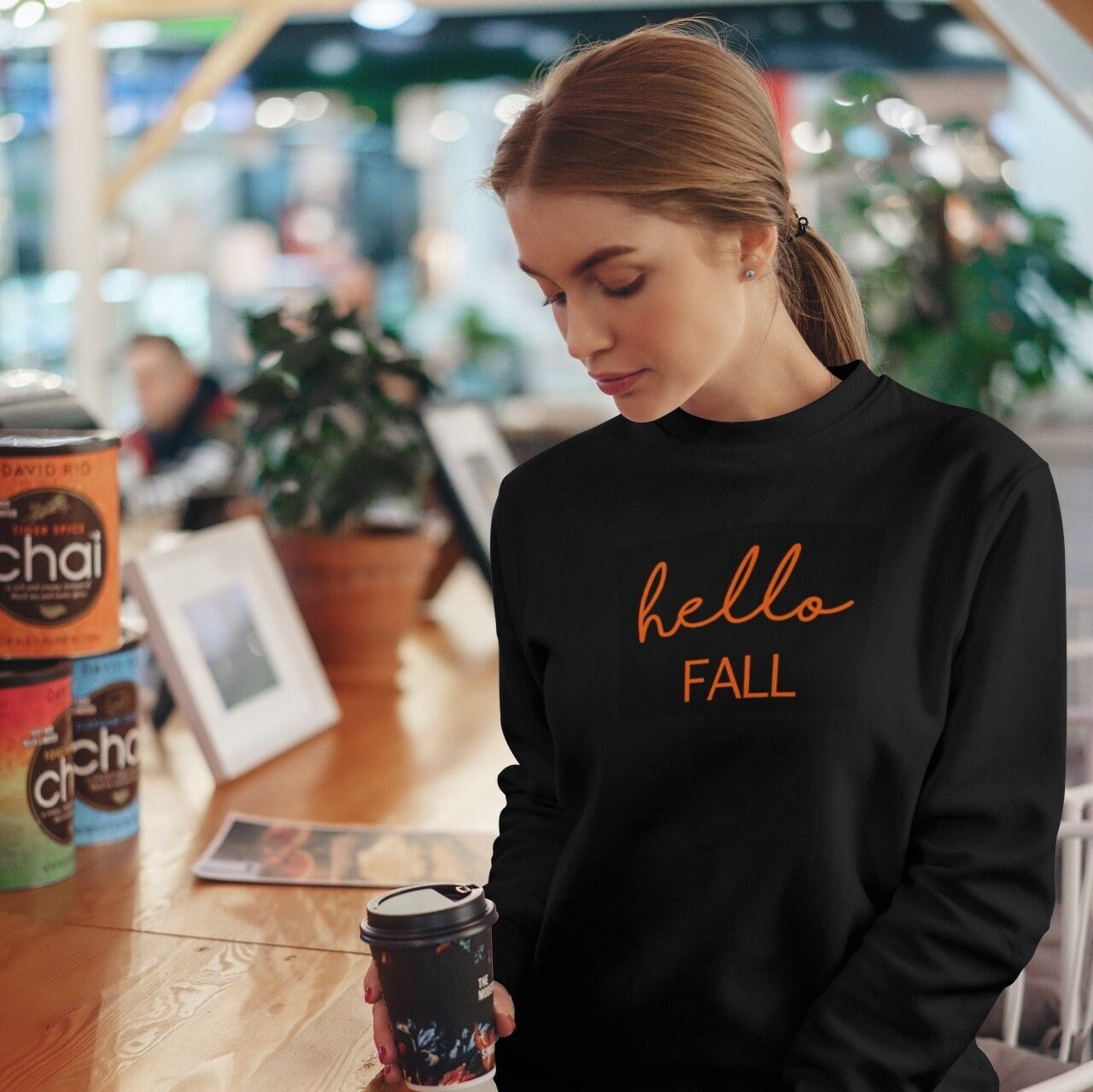 Hello Fall Jumper Hello Fall Autumn Jumper Fall Jumper - Etsy